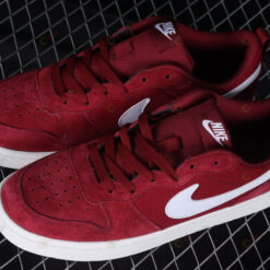 Nike Court Borough Low 2 Wine Red/White Shoes Sneakers