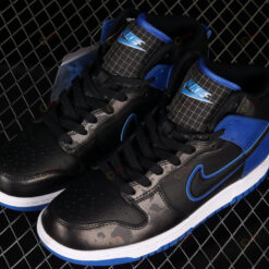 Nike Dunk High SE Camo Black Royal Shoes Sneakers