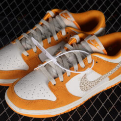 Nike Dunk Low AS Safari Swoosh Kumquat Shoes Sneakers