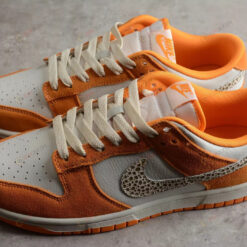 Nike Dunk Low As Safari Swoosh Kumquat Shoes Sneakers