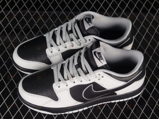 Nike Dunk Low Chenille Swoosh Black Grey Shoes Sneakers