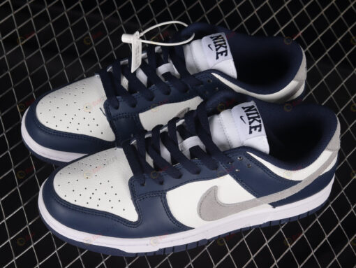 Nike Dunk Low Chenille Swoosh Midnight Navy Shoes Sneakers