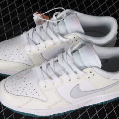 Nike Dunk Low GS White Grey Teal Shoes Sneakers