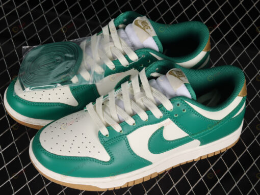 Nike Dunk Low Gold 'Green White' Shoes Sneakers