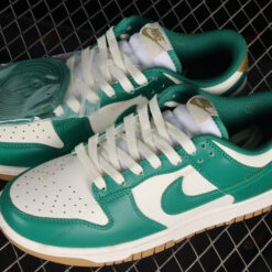 Nike Dunk Low Gold 'Green White' Shoes Sneakers