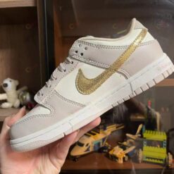 Nike Dunk Low 'Gold Swoosh' Shoes Sneakers