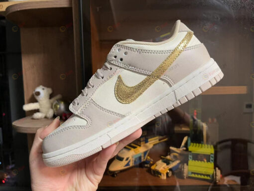 Nike Dunk Low 'Gold Swoosh' Shoes Sneakers