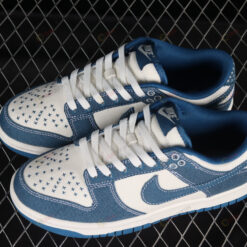 Nike Dunk Low Industrial Blue Sashiko Shoes Sneakers