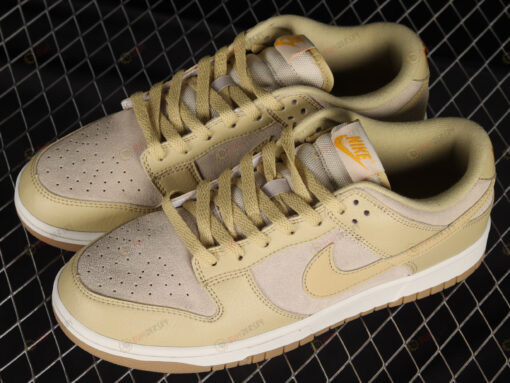 Nike Dunk Low Khaki Suede Gum Shoes Sneakers