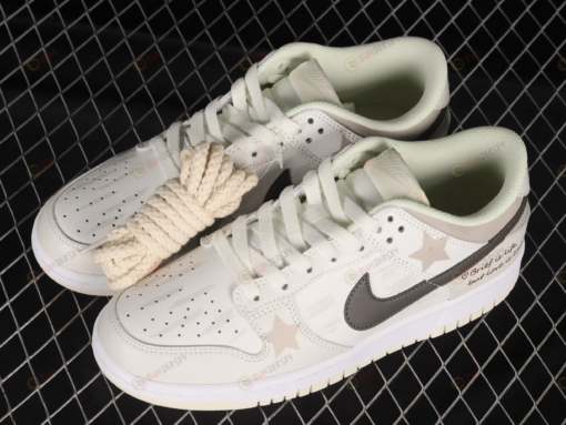 Nike Dunk Low Off White Sail Grey Light Bone Shoes Sneakers