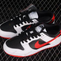 Nike Dunk Low Retro White Black University Red Shoes Sneakers