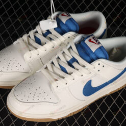 Nike Dunk Low SE Sail Dark Marina Blue Shoes Sneakers