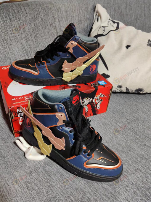 Nike Gundam x Dunk High SB 'Project Unicorn - Banshee Norn' Shoes Sneakers