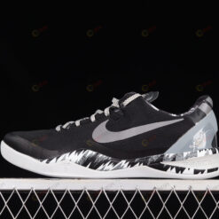 Nike Kobe 8 System Philippines Black Silver Basketball Shoes Sneakers