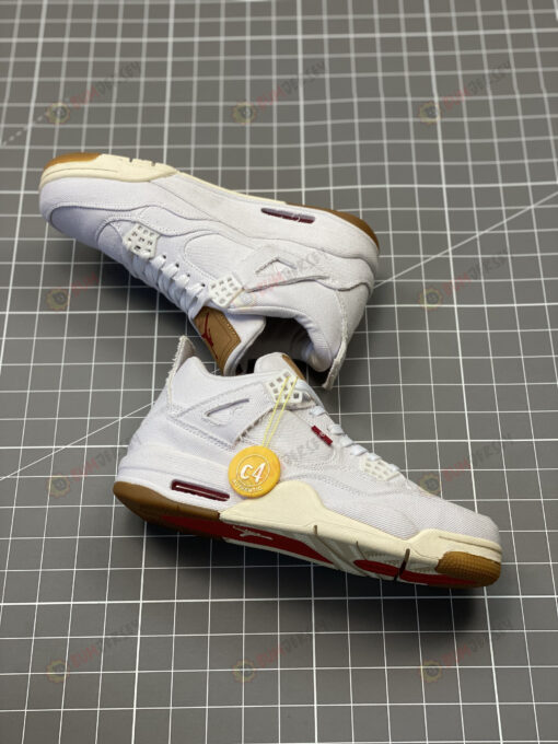 Nike Levi's x Air Jordan 4 Retro 'White Denim' Shoes Sneakers