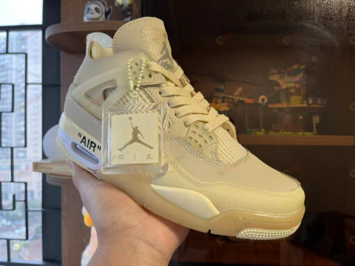 Nike Off-White x Air Jordan 4 SP 'Sail' Shoes Sneakers