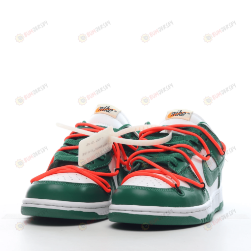 Nike Off-White x Dunk Low 'Pine Green' Shoes Sneakers