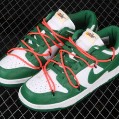 Nike Off-White x Dunk Low 'Pine Green' Skate Shoes Sneakers