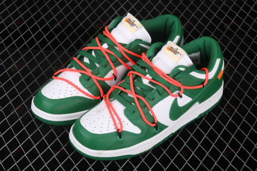 Nike Off-White x Dunk Low 'Pine Green' Skate Shoes Sneakers