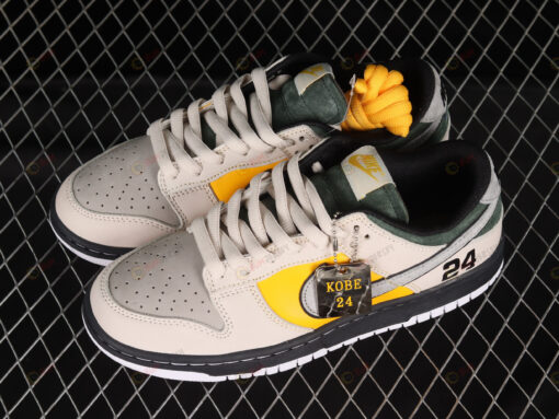 Nike SB Dunk Low Kobe White Yellow Green Black Shoes Sneakers