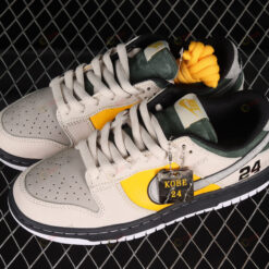 Nike SB Dunk Low Kobe White Yellow Green Black Shoes Sneakers