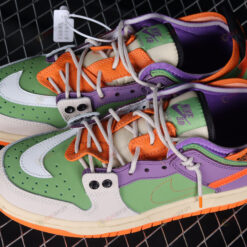 Nike SB Dunk Low Orange Purple Green Multi-Color Shoes Sneakers