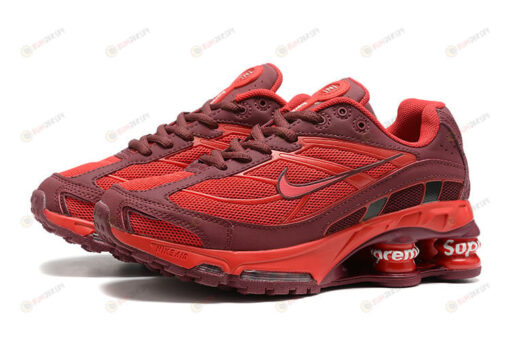 Nike Supreme x Shox Ride 2 'Red' Men Shoes Sneakers