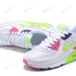 Nike Wmns Air Max 90 'White Indigo Burst Volt' Women Shoes Sneakers