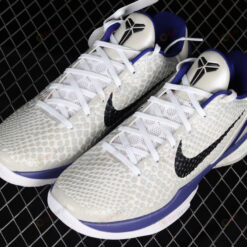 Nike Zoom Kobe VI Protro 6 White Royal Basketball Shoes Black