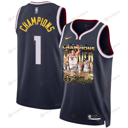 Nikola Joki? Denver Nuggets Superstar 2023 The Final Champions Swingman Jersey - Black