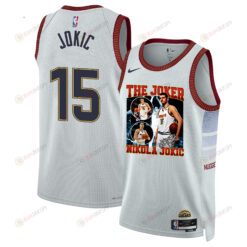 Nikola Jokic Denver Nuggets The Joker's Legacy 2023 Champions Swingman Jersey - White