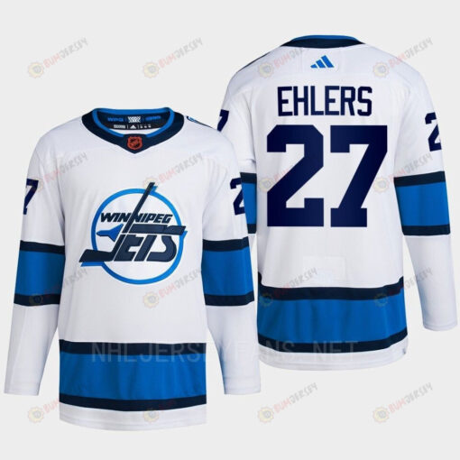 Nikolaj Ehlers 27 Reverse Retro 2.0 2022 Winnipeg Jets White Jersey Primegreen