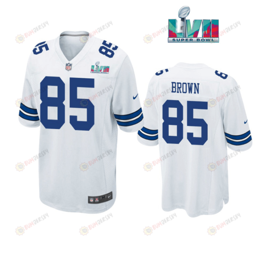 Noah Brown 85 Dallas Cowboys Super Bowl LVII Super Bowl LVII White Men's Jersey