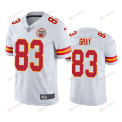 Noah Gray 83 Kansas City Chiefs White Vapor Limited Jersey