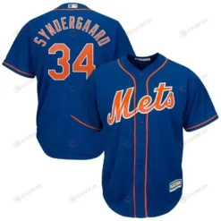 Noah Syndergaard New York Mets Official Cool Base Player Jersey - Royal