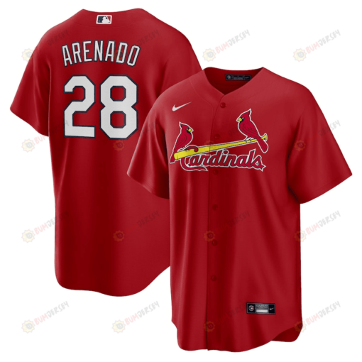 Nolan Arenado 28 St. Louis Cardinals Alternate Men Jersey - Red