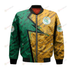 Norfolk State Spartans Bomber Jacket 3D Printed Abstract Pattern Sport