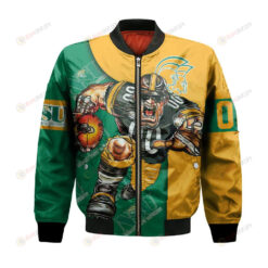 Norfolk State Spartans Bomber Jacket 3D Printed Football