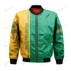 Norfolk State Spartans Bomber Jacket 3D Printed Half Style