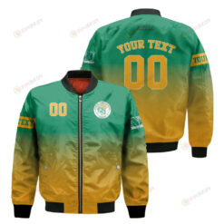 Norfolk State Spartans Fadded Bomber Jacket 3D Printed