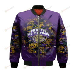 North Alabama Lions Bomber Jacket 3D Printed Camouflage Vintage