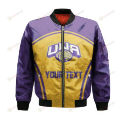 North Alabama Lions Bomber Jacket 3D Printed Custom Text And Number Curve Style Sport