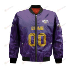 North Alabama Lions Bomber Jacket 3D Printed Team Logo Custom Text And Number