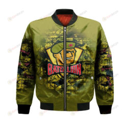 North Bay Battalion Bomber Jacket 3D Printed Camouflage Vintage