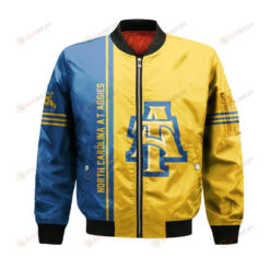 North Carolina A_T Aggies Bomber Jacket 3D Printed Half Style