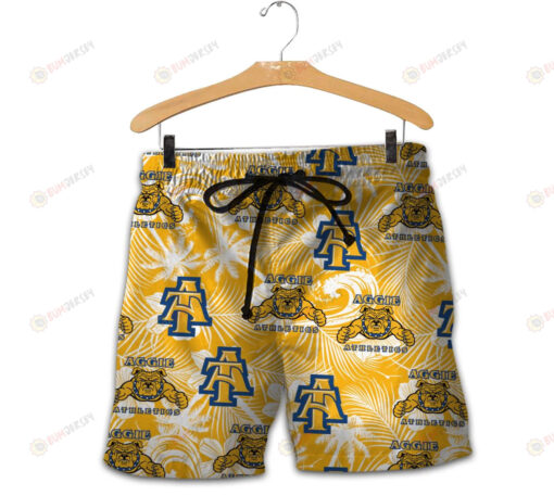 North Carolina A_T Aggies Men Shorts Tropical Seamless