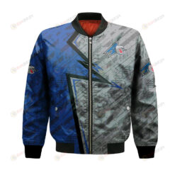 North Carolina Asheville Bulldogs Bomber Jacket 3D Printed Abstract Pattern Sport