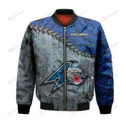 North Carolina Asheville Bulldogs Bomber Jacket 3D Printed Grunge Polynesian Tattoo