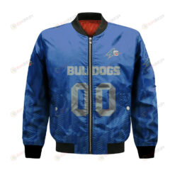 North Carolina Asheville Bulldogs Bomber Jacket 3D Printed Team Logo Custom Text And Number