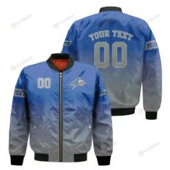 North Carolina Asheville Bulldogs Fadded Bomber Jacket 3D Printed